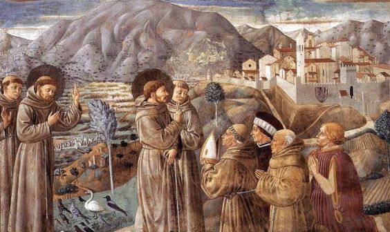 Benozzzo Gozzoli- vita di S, Francesco